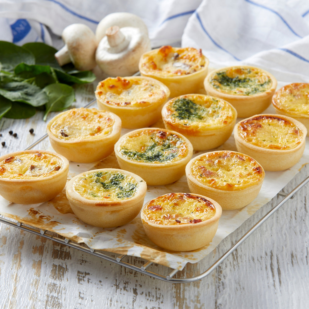 Buy Mini Quiche Online - Order Savoury Online | – Glenroy Bakery