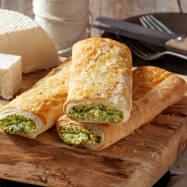 Spinach and Cheese Logs